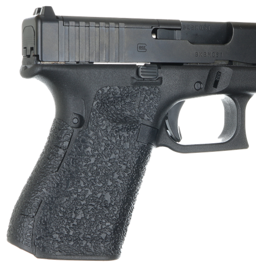 Talon Grips 382R Adhesive Grip  Glock Gen5 19/23/25/32/38/44 w/No Backstrap, Black Textured Rubber