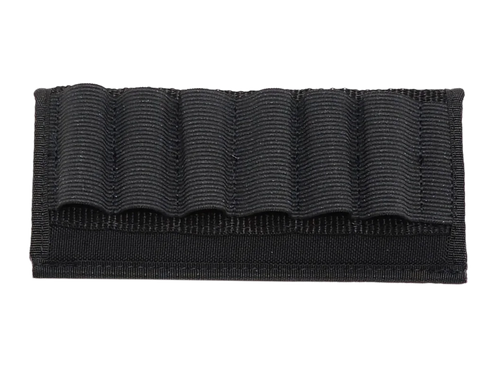 GrovTec US Inc GTAC87 Belt Slide  Nylon w/Elastic Loops 6rd Shotgun Belt Slide Mount 2.25"
