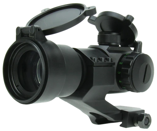 TacFire RD004 1x30 Dual Illuminated Red/Green Dot Sight  Black Anodized 1 x 30 mm 2 MOA Dot