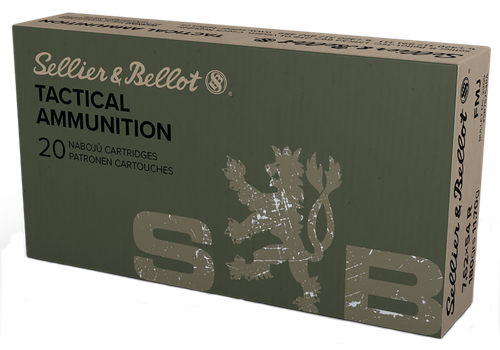 Sellier & Bellot SB76254RA Rifle  7.62x54mmR 180gr Full Metal Jacket 20 Per Box/20 Case