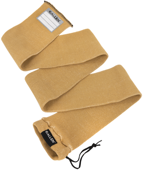 Allen 13172 Stretch Knit Gun Sock Coyote Silicone-Treated Knit w/Custom ID Labeling Holds Rifles with Scope or Shotguns 52" L x 3.75" W Interior Dimensions