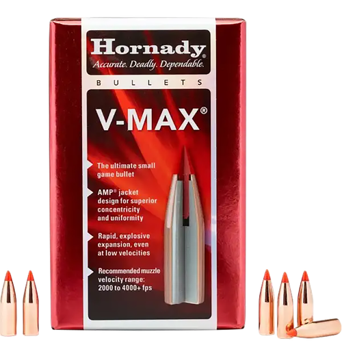 Hornady 22721 V-Max  6.8mm .277 110 gr V Max 100 Per Box/ 25 Case