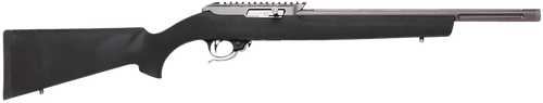 Tactical Solutions ATE2GMGBHBLK X-Ring VR Gen2 22 LR Gun Metal Gray Barrel & Receiver, Hogue OverMolded Black Synthetic Stock