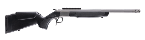 CVA CR4435S Cascade Takedown 243 Win 1rd 20" Matte Stainless Steel Threaded Barrel & Receiver w/Picatinny Rail, Black Synthetic Stock