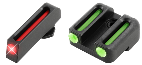 TruGlo TG131G3 Fiber-Optic  Red/Fiber Optic Front Sight-Green/Fiber Optic Rear Sight Glock 42/43/43X
