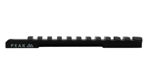 Weatherby J010002 Picatinny Rail Peak 44 Black Aluminum Weatherby Mark V Picatinny Rail/Weaver Mount Standard 6-Lug Action