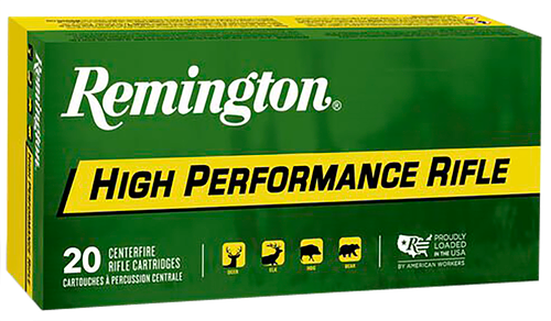 Remington Ammunition 21311 High Performance Rifle 22-250Rem 55gr Pointed Soft Point 20 Per Box/10 Case