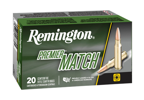Remington Ammunition 21201 Premier Match 224Valkyrie 90gr Sierra MatchKing BTHP 20 Per Box/10 Case