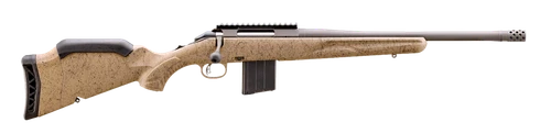 Ruger 46924 American II Ranch Full Size 400 Legend 5+1 16.10" Cobalt Cerakote Threaded Barrel & Alloy Steel Receiver w/Picatinny Rail, Flat Dark Earth Splatter Adj LOP Synthetic Stock