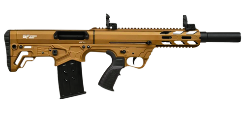 Gforce Arms GFY1BRNZ GFY-1 USA 12 Gauge Semi-Auto 3" 5+1 18.50" Black Threaded Barrel, Bronze Cerakote Aluminum Receiver w/Picatinny Rail, Bronze Bullpup Polymer Stock, Polymer Grip