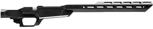 Sharps Bros SBC05 Heatseeker Rifle Chassis Stock 6061-T6 Aluminum w/Black Cerakote Finish, 14" M-Lok Handguard, Fits Ruger American Rifle Ranch Short Action