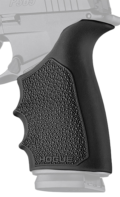 Hogue 18520 Grip Sleeve Handall Beavertail Black Rubber
