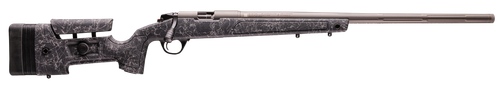 CVA PR5020N Endura LRH 45 Cal 26" Tungsten Cerakote Fluted Threaded Barrel, Drilled & Tapped Stainless Steel Receiver, Fixed Black w/Tungsten Webbing Synthetic Stock