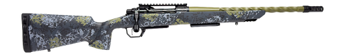 Horizon Firearms HRF-VE2-22CM-18R Venatic 2 22 Creedmoor 18" Sage Green Spiral Fluted Threaded Barrel, Black DLC Receiver w/Picatinny Rail, Arca Rail Forend, Artic Moss Iota EKO X Carbon Fiber Stock