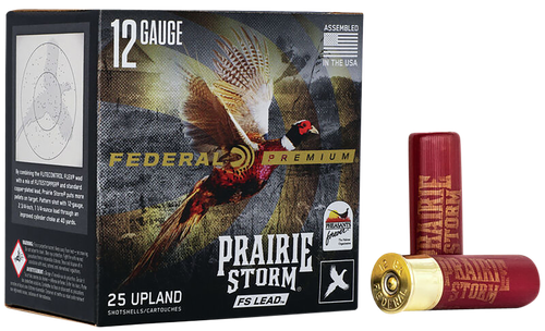 Federal PFX129FS6 Premium Prairie Storm FS 12Gauge 3" 1 5/8oz 6Shot 25 Per Box/10 Case