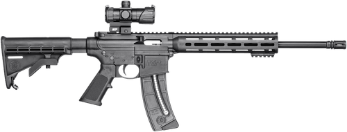 Smith & Wesson 12722 M&P15 Sport OR 22 LR 25+1 16.50" Black Threaded Barrel, Matte Black Aluminum Receiver w/Picatinny Rail, M-LOK Handguard, Black 6 Position Synthetic Stock, Black Polymer Grip, S&W