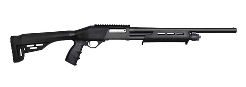 JTS Shotgun X12PT X12PT  12 Gauge Pump 2.75" 4+1 18.56" Black Barrel, Black Receiver w/Picatinny Rail, Black Synthetic Stock, Black Polymer Grip