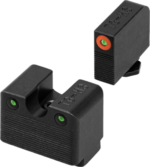 TruGlo TGTG231G3MW Tritium Pro  Black | Green Tritium White Outline Front Sight Green Tritium Rear Sight