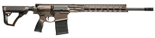 Daniel Defense 0216581690047 DD5 V5 Gen II 6.5 Creedmoor 20" 20+1 Mil-Spec Brown Cerakote 6 Position w/SoftTouch Overmolding Stock MLOK