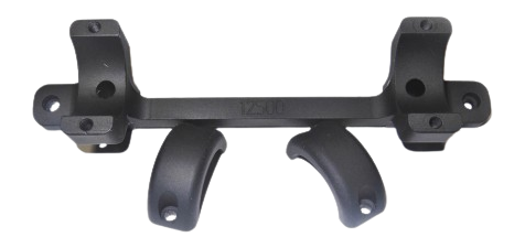 DNZ X97500   Black Aluminum 30mm Tube Medium Rings