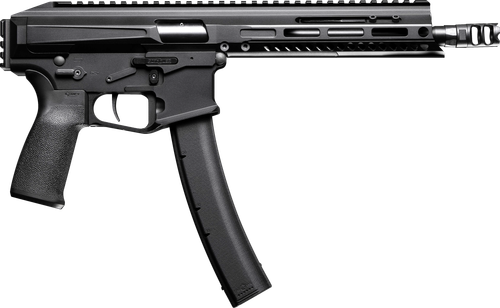 Patriot Ordnance Factory 02542 Phoenix  9mm Luger 35+1 8.50" 8" Black Threaded Barrel, Black Anodized Aluminum Receiver w/Picatinny Rail, M-LOK Handguard MFT Grip, Rear Picatinny Rail, Ambidextrous