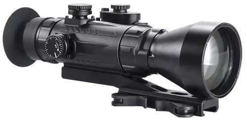AGM Global Vision 15WP4423483111 Wolverine Pro-4 3AL1 Night Vision Rifle Scope Matte Black 4x70mm Gen 3 Auto-Gated Level 1 Illuminated Red Chevron w/Ballistic Drop Reticle