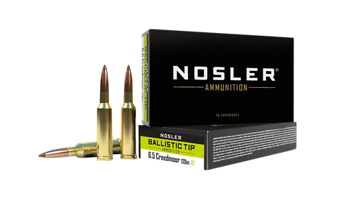 Nosler 42050 Ballistic Tip  6.5Creedmoor 120gr Spitzer Ballistic Tip 20 Per Box/10 Case