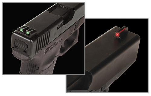 TruGlo TG131MP Fiber-Optic  Red/Fiber Optic Front Sight-Green/Fiber Optic Rear Sight Smith & Wesson M&P/SD9/SD40