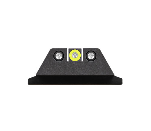 Night Fision SAW201003YGZ Tritium Night Sights for Smith & Wesson  Green Tritium Yellow Outline Front Sight-Green Tritium Black Outline Rear Sight M&P/M&P M2.0