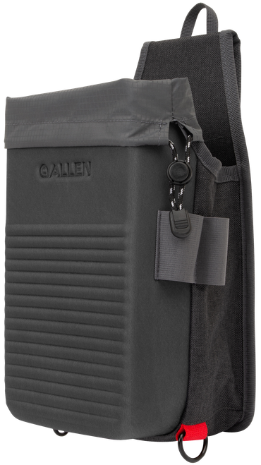 Allen 8334 Competitor Double Compartment Shell Bag Gray Molded EVA 12 Gauge