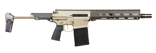 Q LLC BOOMBOX-86-12IN-PISTOL Boombox  8.6 Blackout 20+1 12" Bead Blasted Threaded Barrel, M-LOK Handguard, Aluminum Receiver w/Picatinny Rail, Black Pistol Brace, Black Polymer Grip
