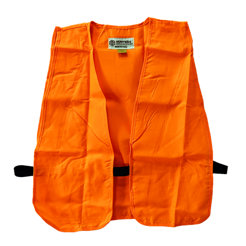 Hunters Specialties 02001 Safety Vest  Youth Orange Polyester