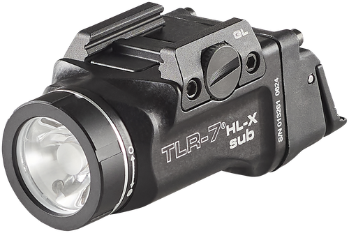 Streamlight 69503 TLR-7 HL-X SUB USB  Black 6000 Series Aluminum Glock 43x/48 1000 Lumens