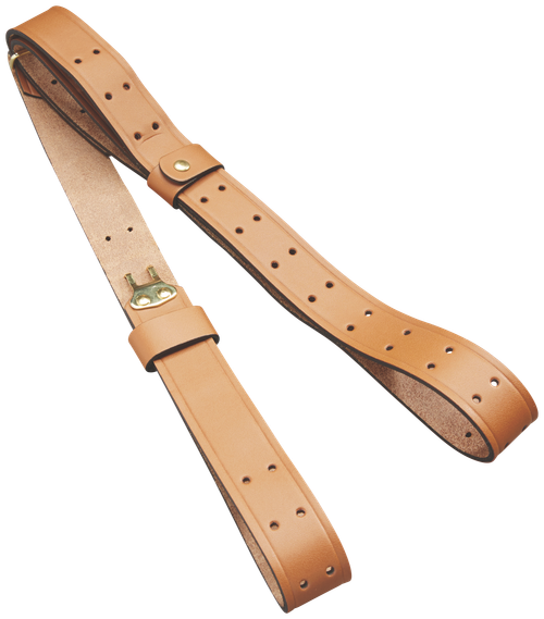 Butler Creek 26113 Military Carry Strap Brown Leather 44" OAL Two-Piece Rifle