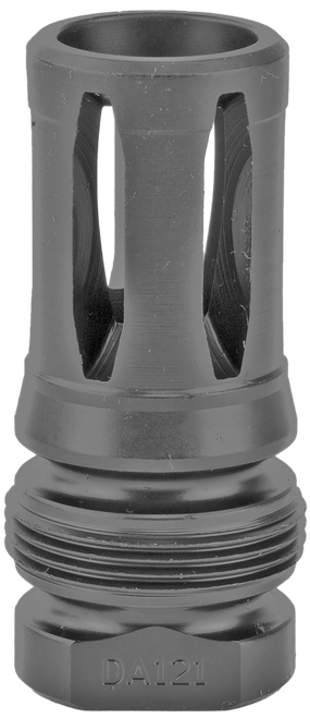 Dead Air DA121 Xeno Flash Hider Black Nitride 4140 Steel with 1/2"-28 tpi Threads, 2.16" OAL & .99" Diameter
