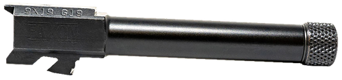 Faxon Firearms GA910N19NGQT Duty Series  9mm Luger Compatible w/Glock 19 Gen2-5, Threaded Black Nitride Steel