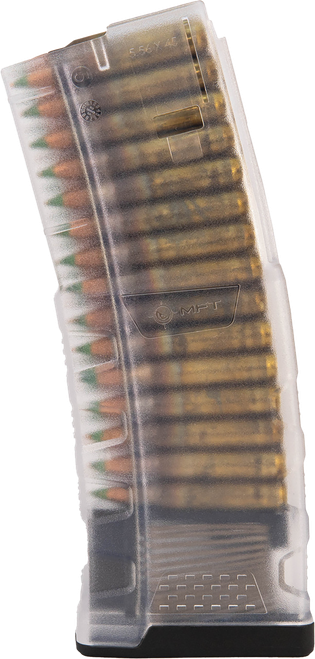 Mission First Tactical EXDPM556TC EXD  30rd 5.56 Fits AR/M4 Translucent Clear