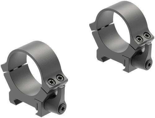 Leupold 174074 QRW2 Cross-Slot Scope Ring Set Matte Black Steel 30mm Tube Low Quick Release Picatinny/Weaver