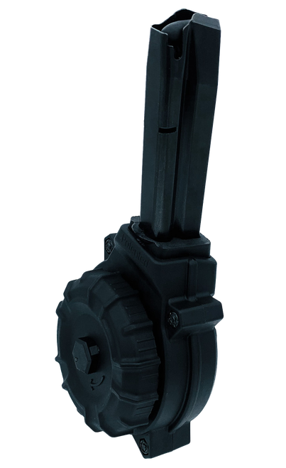 ProMag DRMA47   50rds Drum 9mm Fits CZ-75 Black Polymer