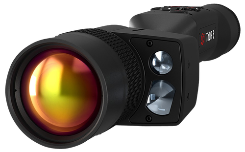 ATN TIWST5650LRF Thor 5 640 LRF Thermal Rifle Scope, Black Anodized 4-32x Smart Mil Dot Reticle, Zoom, 640x480, 60 fps Resolution