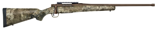 Mossberg 28044 Patriot Predator 243 Win 5+1 22" Patriot Brown Cerakote 4.49" Fluted Barrel Patriot Brown Cerakote Steel TrueTimber Strata Right Hand