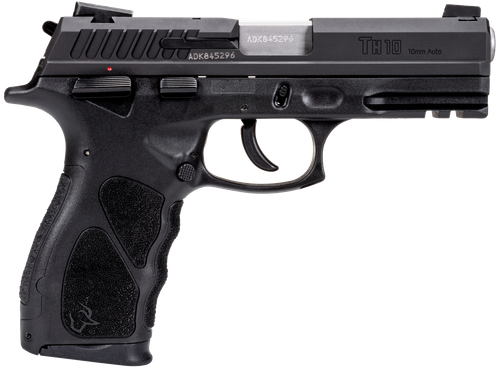 Taurus 1-TH10041 TH  Full Size 10mm Auto 15+1  4.27" Matte Stainless Steel Barrel, Matte Black Serrated Slide, Black Polymer Frame w/Picatinny Rail, Black Interchangeable Backstrap Grip Right Hand