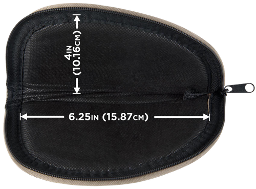Allen 728 Pistol Case  8" Long Green Earth Tone Holds Handgun Endura