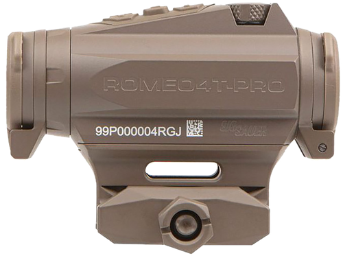 Sig Sauer Electro-Optics SOR44102 Romeo4T Pro Flat Dark Earth 1 x 20 mm 2 MOA Red Quad Ballistic Dot/65 MOA Circle