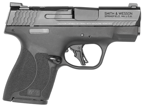 Smith & Wesson 13559 M&P Shield Plus Micro-Compact Frame 9mm Luger 10+1, 3.10" Black Armornite Stainless Steel Barrel & Optic Cut/Serrated Slide, Matte Black Polymer Frame, Tritium Night Sights