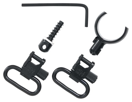 Uncle Mike's 15972 Magnum Band Swivel Set Blued Steel, 1" Loop Size, Quick Detach 115 SG-4 Style for Some 20 Gauge Shotguns
