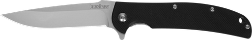 Kershaw 3410 Chill  3.10" Folding Drop Point Plain Bead Blasted 8Cr13MoV SS Blade Black G10 Handle Includes Pocket Clip