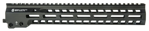 Geissele Automatics 05573B Super Modular Rail MK14 13.50" M-LOK, Black Aluminum for AR Platform, Barrel Nut Included