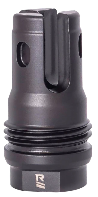 Rugged Suppressor FH010 R3 Flash Mitigation System Black with M18x1.5 Threads & 2.13" OAL for 7.62mm Radiant762, Surge762, Razor762 & Micro30 Suppressors