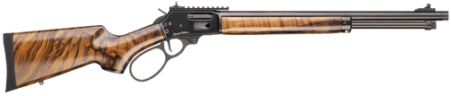 Smith & Wesson 14079 1854  44 Rem Mag 9+1 19.25" Black PVD Threaded Barrel, Black PVD Picatinny Rail Stainless Steel Receiver, Fixed Satin Walnut Stock, Large Loop